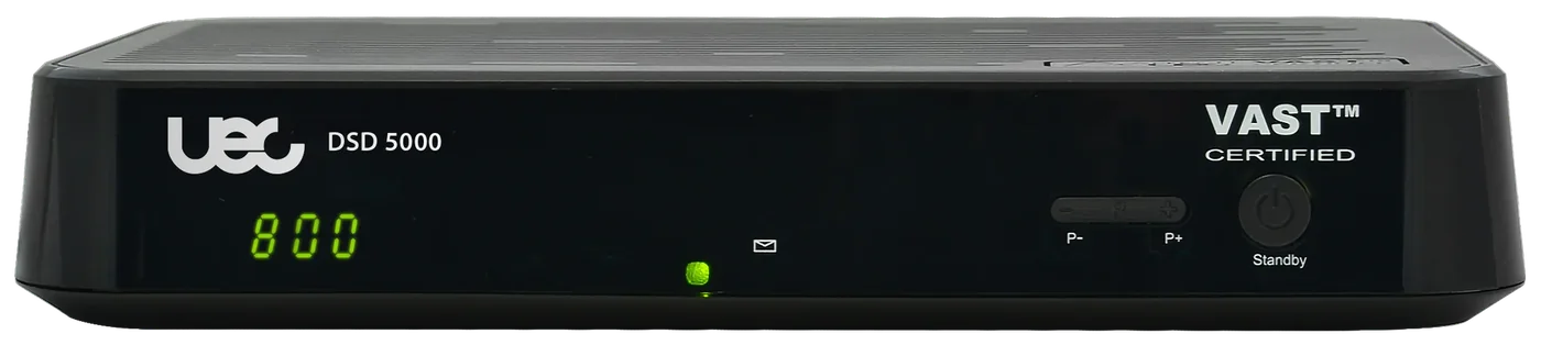 UEC DSD 5000 satellite receiver, front view